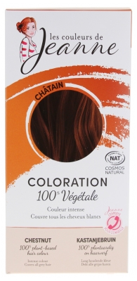 Les Couleurs de Jeanne 100% Organic Plant Haircolor - Colour: Chestnut