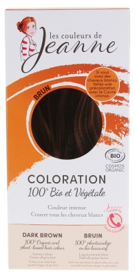 Les couleurs de Jeanne Coloration 100% Végétale Bio