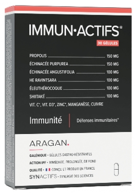 Aragan Synactifs ImmunActifs 30 Capsules