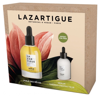 Lazartigue Huile des Rêves Nourishing Dry Oil 50 ml + Exceptional Thermo-Protective Serum 10 ml Offered