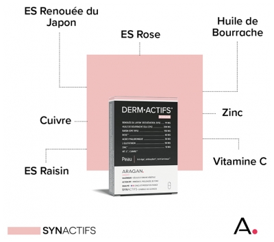 Aragan Synactifs DermActifs 30 Gélules