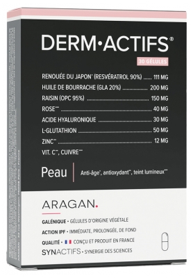 Aragan Synactifs DermActifs 30 Capsule