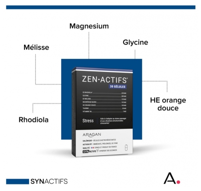 Aragan Synactifs ZenActifs 30 Gélules