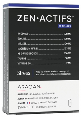 Aragan Synactifs ZenActifs 30 Gélules