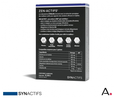 ArganSynactifsZenActifs 30 Cápsulas