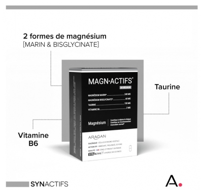 Aragan Synactifs MagnActifs 60 Gélules
