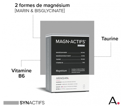Aragan Synactifs MagnActifs 60 Gélules