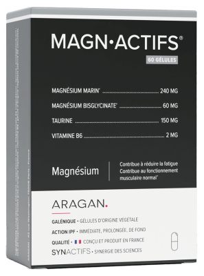 Aragan Synactifs MagnActifs 60 Gélules