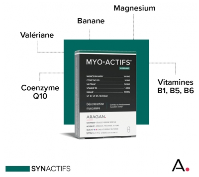 Aragan Synactifs MyoActifs 30 Gélules