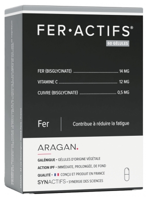 Aragan Synactifs FerActifs 60 Kapsułek