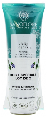 Sanoflore Magnifica Anti-Blemish Cleansing Jelly Organic 2 x 120 ml