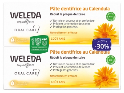 Weleda Calendula Toothpaste 2x75ml