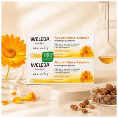 Weleda Kalendulų dantų pasta 2 x 75 ml pakuotė