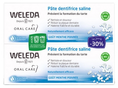 Weleda Dentifricio Salino 2 x 75 ml Offerta Speciale