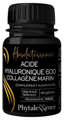 Phytalessence Absolutessence Acide Hyaluronique 600 Collagène Marin 60 Gélules