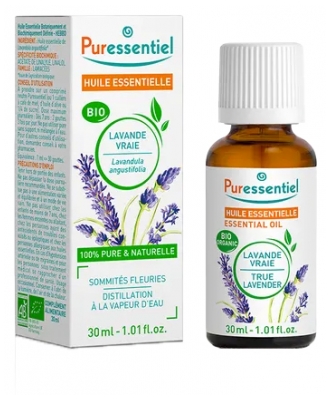 Puressentiel Essential Oil True Lavender (Lavandula angustifolia) Organic 30ml