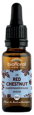 Biofloral Bach Flowers 25 Red Chestnut Organic 20ml