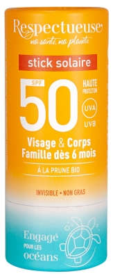 Respectueuse Ochranný krém na slunce ve formě tyčinky SPF50 18 g