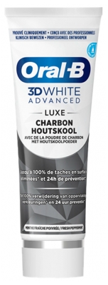 Oral-B 3D White Advanced Dentifrice Luxe Charbon 75 ml