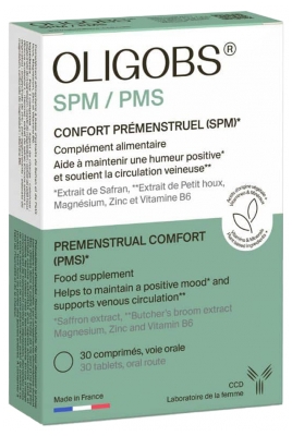 Laboratoire CCD Oligobs Confort Prémenstruel (SPM) 30 Comprimés