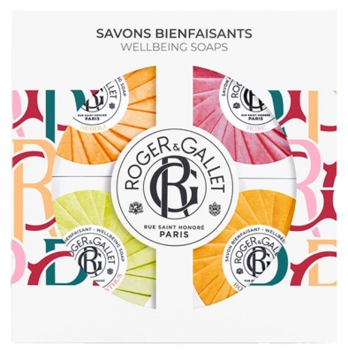 Roger & Gallet Coffret 4 Savons Bienfaisants de 50 g