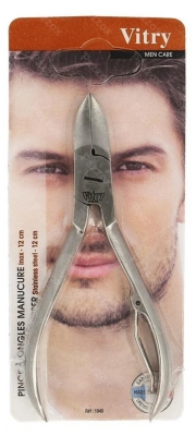 Vitry Men Care Tronchesino per Unghie in Acciaio Inox 12 cm