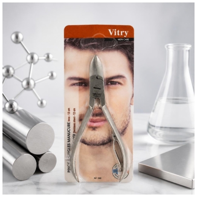 Vitry Men Care Pince à Ongles Manucure Inox 12 cm