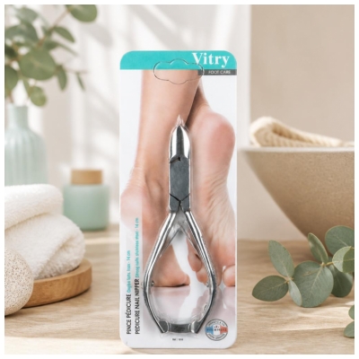 Vitry Foot Care Pincetė Pedikiūro Stipriems Nagams Nerūdijantis Plienas 14 cm