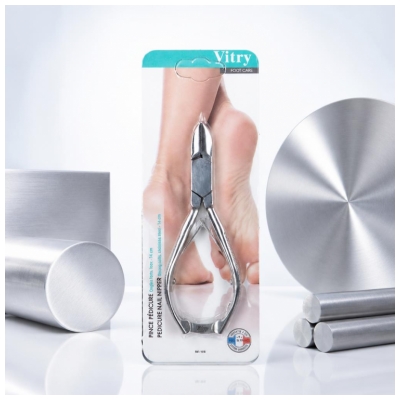 Vitry Foot Care Pincetė Pedikiūro Stipriems Nagams Nerūdijantis Plienas 14 cm