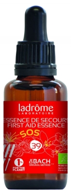 Ladrôme Bach Flower Essences Floral Elixir No39 : Rescue Essence Organic 30 ml