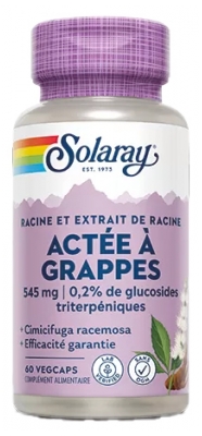 Solaray Actaea Racemosa 60 Cápsulas Vegetales