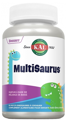 Kal Dinosaures Multisaurus 60 Comprimés