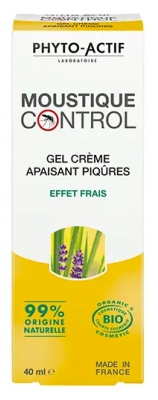 Phyto-Actif Moustique Control Gel Crème Apaisant Piqûres Bio 40 ml