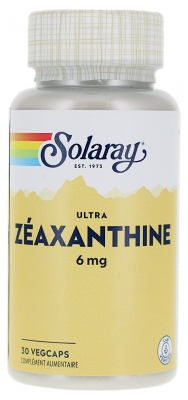 Solaray Ultra Zeaxanthin 6mg 30 Vegetable Capsules