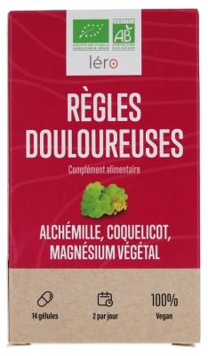 Léro Bolesne Miesiączki Organiczne 14 Kapsułek