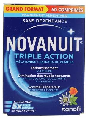 Sanofi Novanuit Triple Action 60 Comprimés