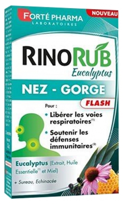 Forté Pharma RinoRub Nose-Throat 15 Tablets