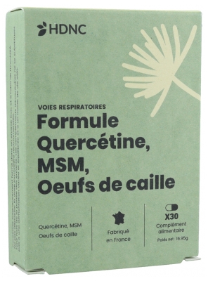 H.D.N.C Quercetin MSM Quail Eggs 30 Capsules