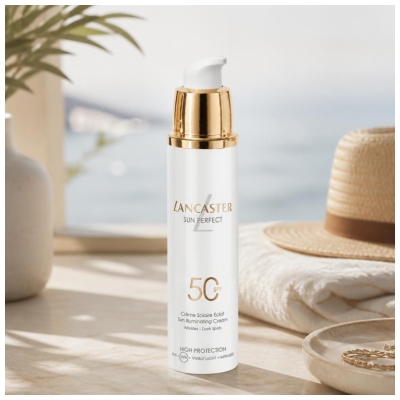 Lancaster Sun Perfect Creme Solar Facial Luminosidade SPF50 50 ml