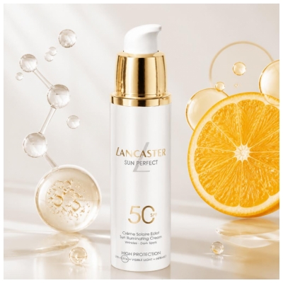 Lancaster Sun Perfect Creme Solar Facial Luminosidade SPF50 50 ml