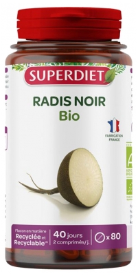 Superdiet Bio Schwarzer Rettich 80 Tabletten