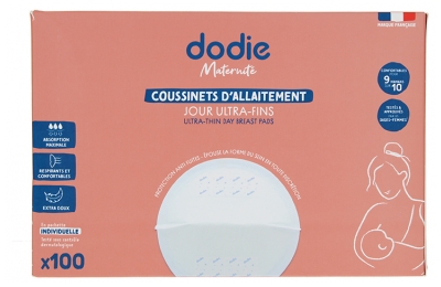 Dodie Ultra-Thin Breast Pads Day 100 Pads