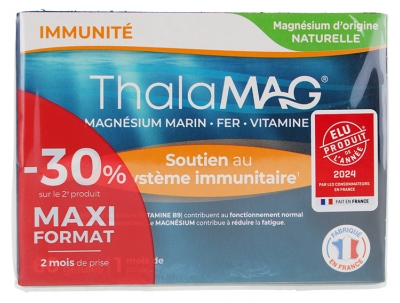 Laboratoires IPRAD Thalamag Marine Magnesium Physical and Mental Form 2 x 60 Capsules