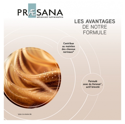 Praesana Cheveux 80 Gélules
