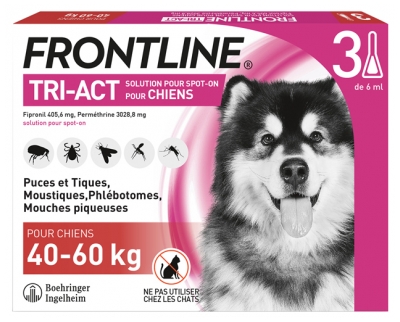 Frontline Psy 40-60 kg 3 Pipety