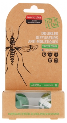 Manouka Difusores Antimosquitos Dobles - Color: Verde
