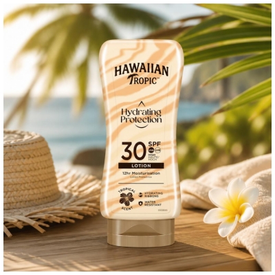Hawaiian Tropic vlažilna zaščitna losjon SPF30 180 ml