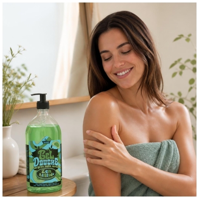 Les Petits Bains de Provence Gel de Duș Lotus Ceai Alb 1 L