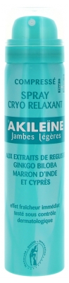 Akileïne Cryo Spray Rilassante Gambe Leggere 75 ml