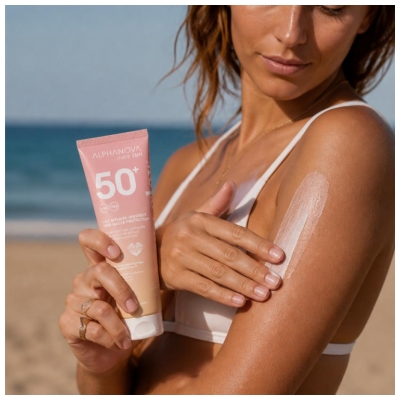 Lapte de Soare Alphanova Sun Glow SPF50+ 150 ml